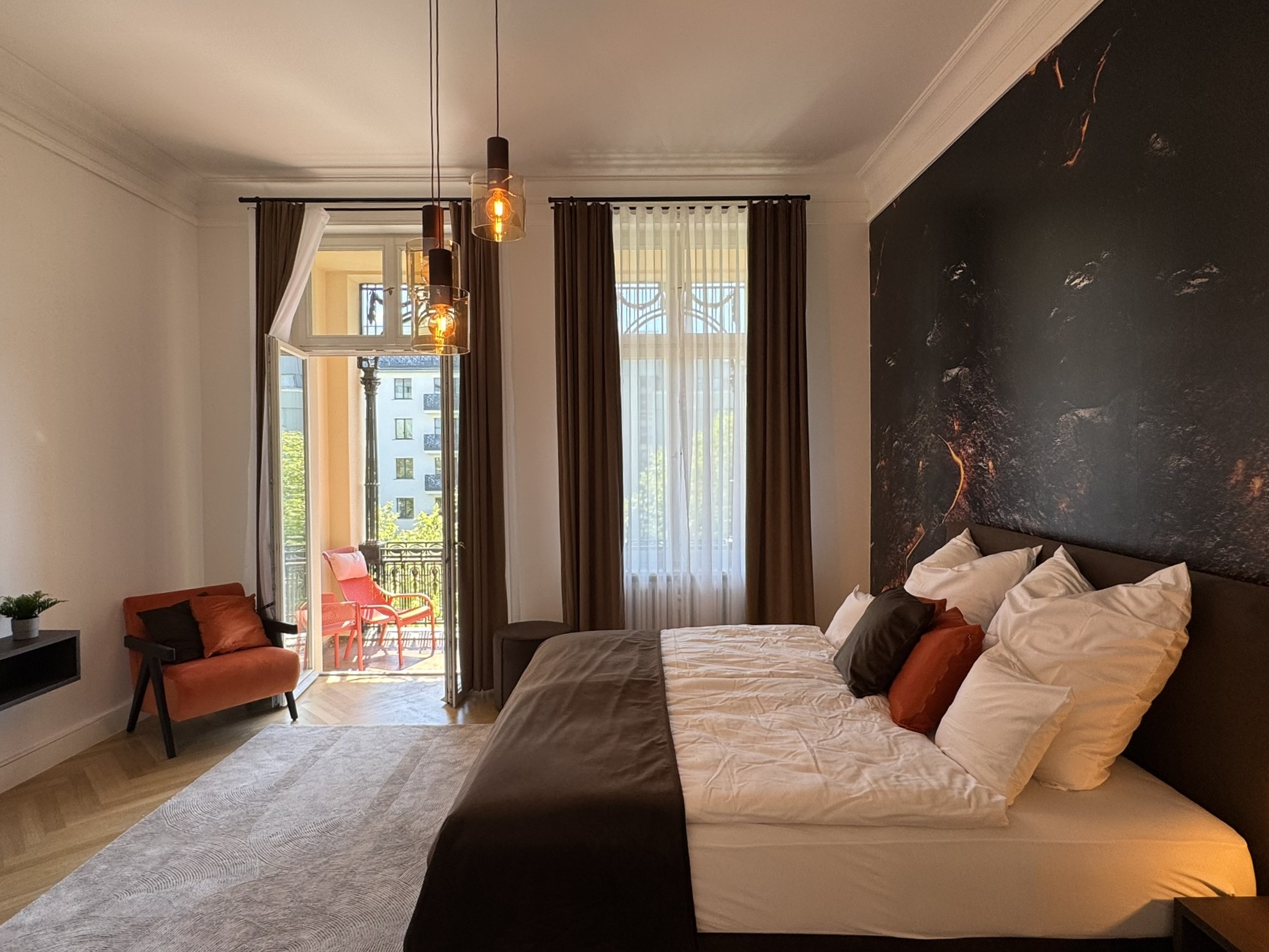 Berlin KuDamm69 MockUp Fire Bedroom